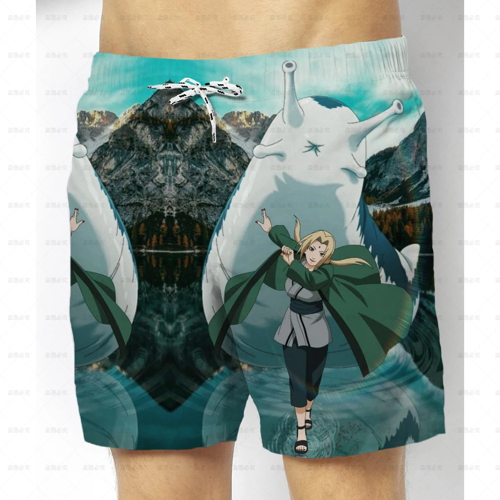 Шорты мужские с 3D-принтом Наруто и Какаси дышащие милые крутые штаны в японском