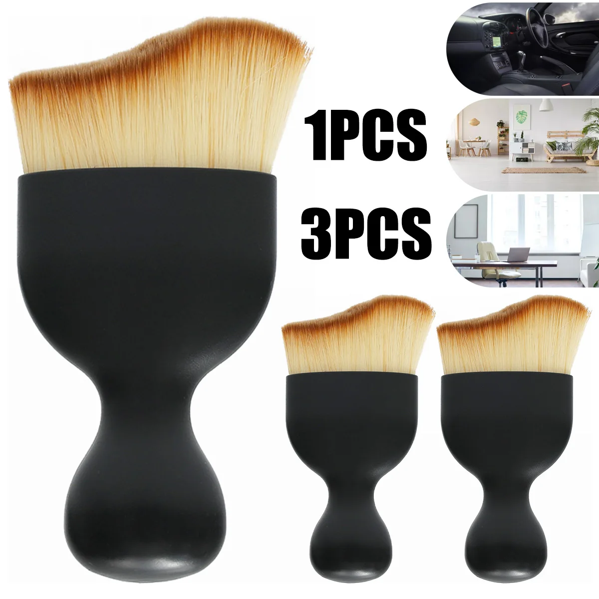 

Car Interior Cleaning Soft Brush Dashboard Air Outlet Gap Dust Removal Detailing Brush Clean Tools Auto Maintenance