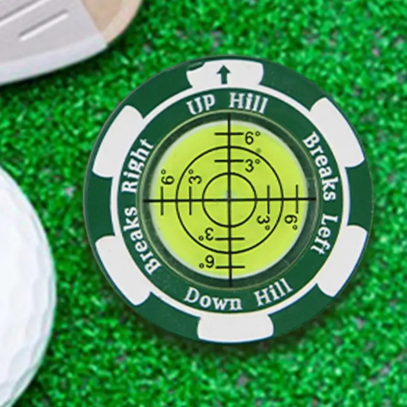 Маркеры для игры в гольф профессиональные зеленые маркеры из цинкового сплава
