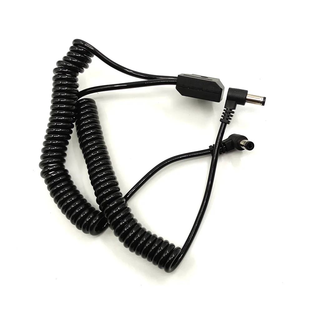 Двойной разветвительный кабель Power D-Tap для 2x 5 5*2 мм DC Angleg Plug Спиральный BMPC BMCC /