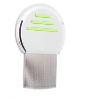 terminator high quality stainless 33 needles lice comb get down to nitty gritty with grooved teeth brush nit free
