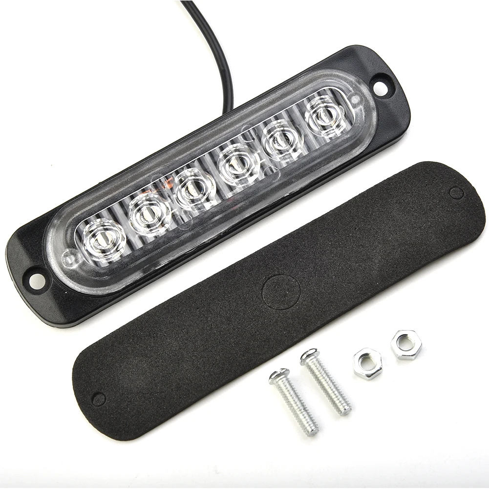 

Parts Accessories Durable Strobe Lights Beacon Car Hazard Lens Plastic Red