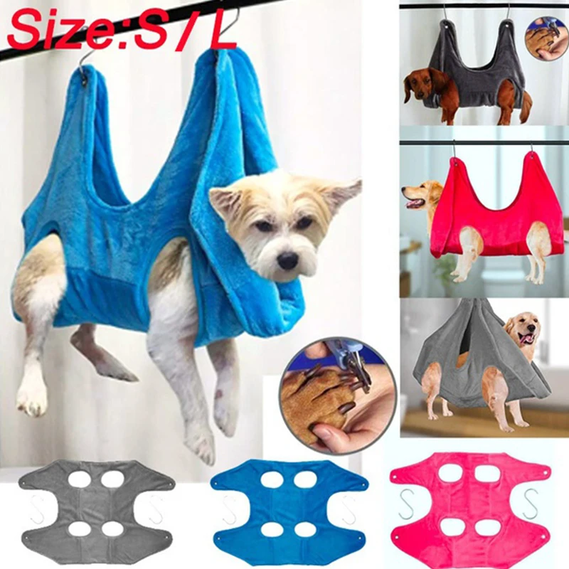 

Pet Grooming Hammock Helper Dog Grooming Restraint Bag Cat Grooming Hammocls Puppy Dog Cat Nail Clip Trimming Bathing Bag