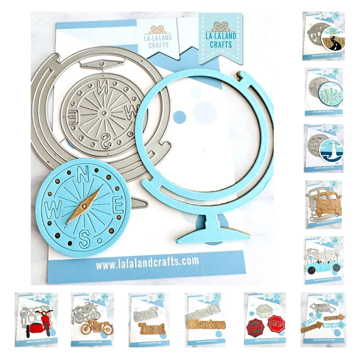 

Metal Cutting Dies Craft Decorative Embossing Stencil Beach Compass Motorcycle Camping Diary Shape Metal Cutting Stencil