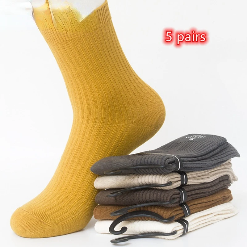 White Middle Tube Socks Fashion Men's Pure Cotton Stockings Men's Socks Anti Odor And Sweat Absorption Zapatos De Mujer Sneakers