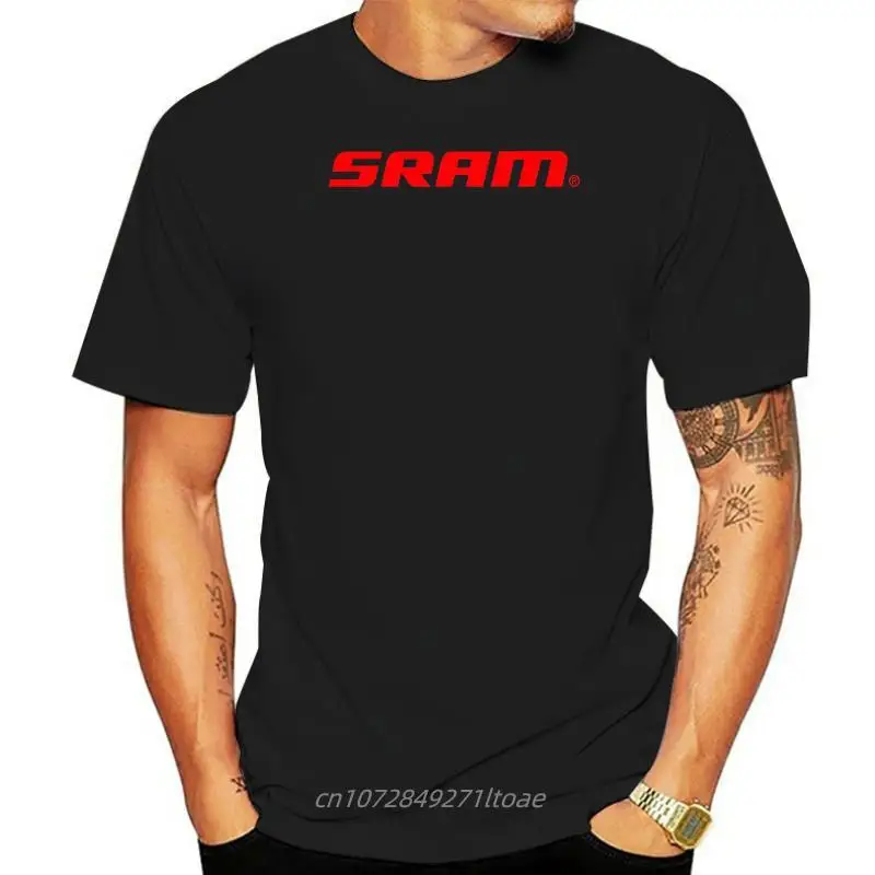 

New Sram Logo Bicycle High Quality Short Sleeve Black Men T-Shirt Size S-5XL Comfortable t shirt Casual Short Sleeve Print