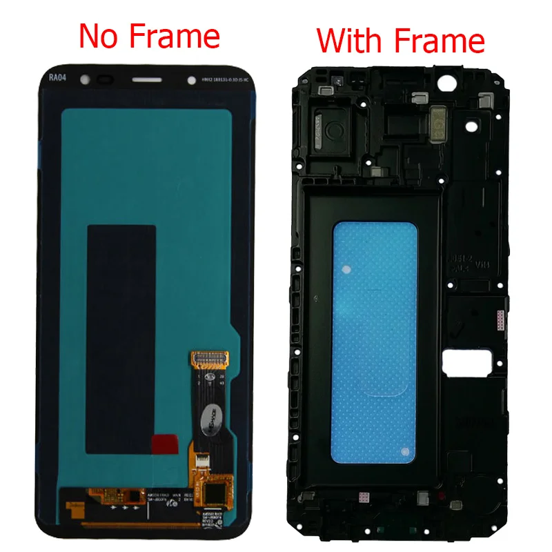 

Orignal AMOLED For Samsung Galaxy J6 2018 LCD With Frame Display 5.6" 2018 SM-00F 00F/DS 00FN Touch Screen