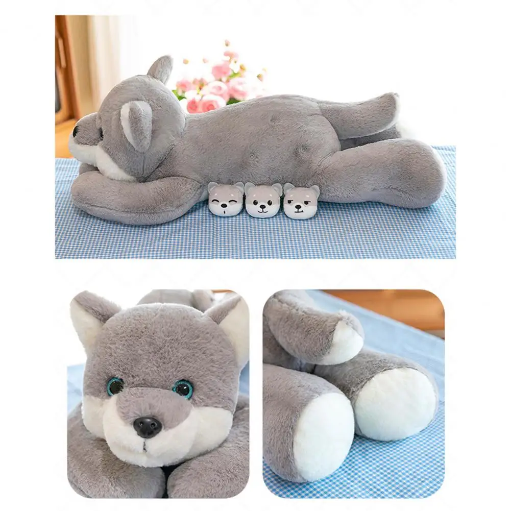 

Dog Plush Pillow Fashion PP Cotton Sleeping Pillow for Boys Girls Stuffed Doll Toy Dog Plush Pillow