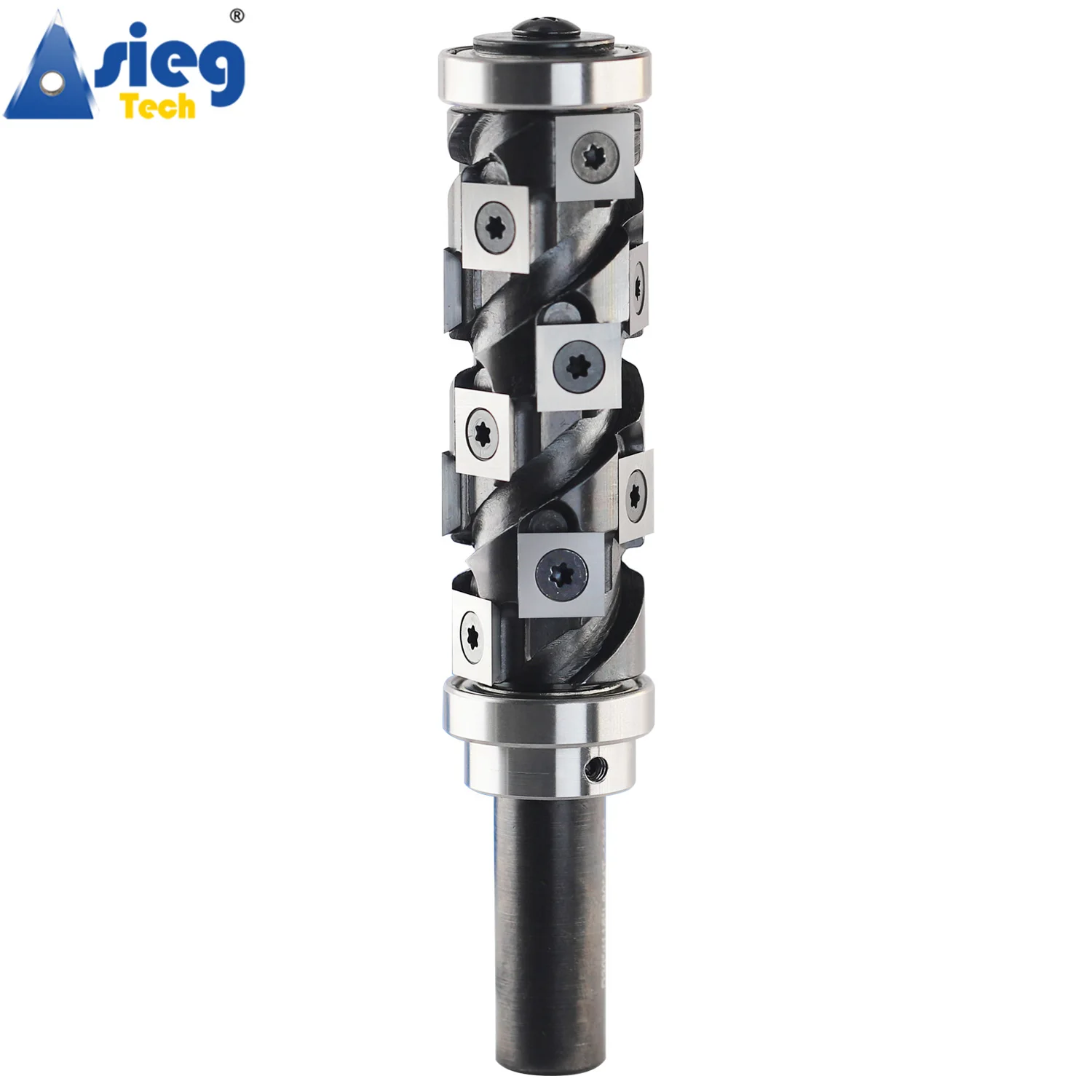 

Фреза со спиральной заподлицо, 12,7 мм, хвостовик 1/2 дюйма, верхняя и нижняя часть, двойные подшипники, шаблон, триммер, длина резака 85 мм, фреза с твердосплавной вставкой