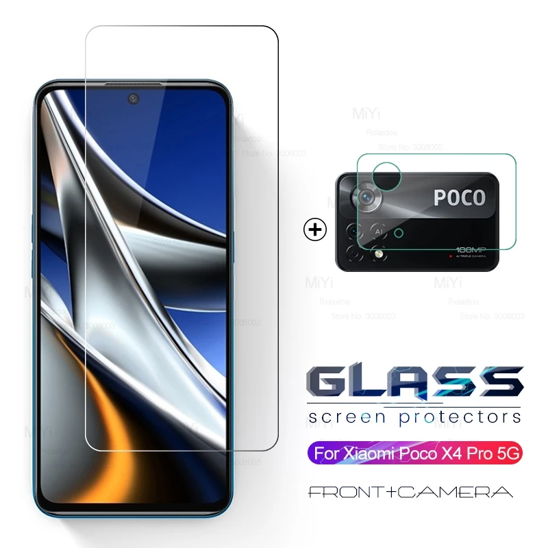 Camera Lens Protector for Xiaomi Pocophone Poco X4 Pro Protective Glass Pocco Poko Little X 4 Pro NFC X4Pro 5G Phone Film Cover