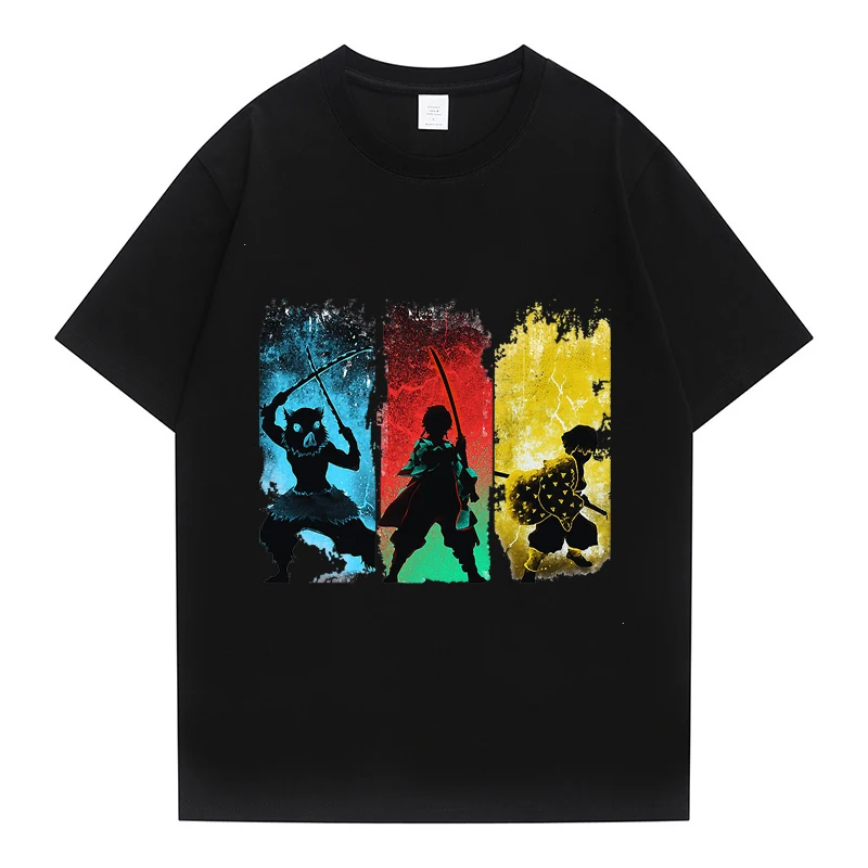 

Demon Slayer T Shirt Men Short Sleeve Kimetsu No Yaiba Nezuko T-shirt Tanjiro Kamado Casual Manga Anime Gyomei Himejima Tees