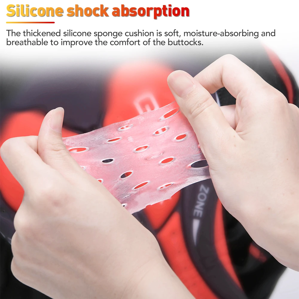 Быстросохнущие велосипедные шорты против пота для мужчин защита с гелевой