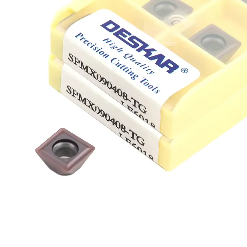 

СПМКС 060204 СПМКС 090408 СПМКС 110408 TG LF6018 Вставки для снятия фаски DESKAR Токарный станок с ЧПУ Токарные инструменты для держателя пилотной дрели