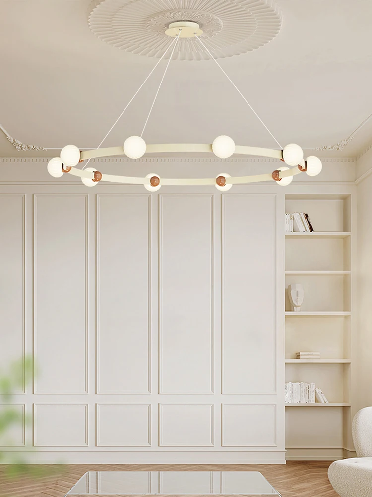 Стеклянная декоративная люстра для гостиной столовой коридора