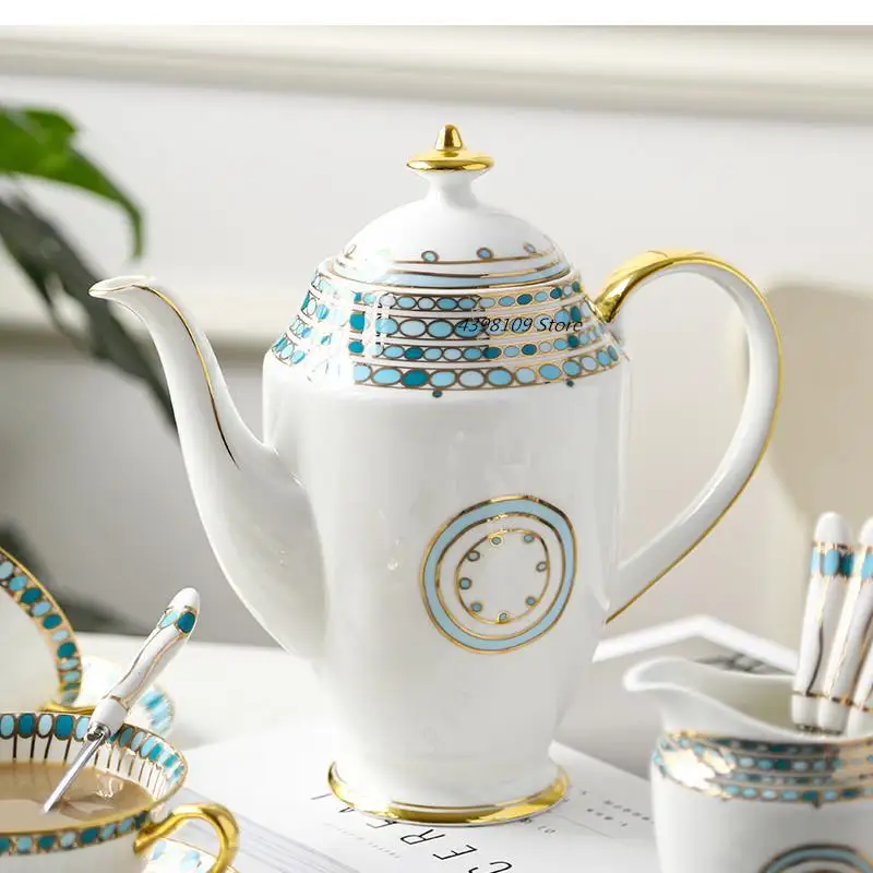 Керамический чайник набор посуды для кофейной чашки горшок из костяного фарфора