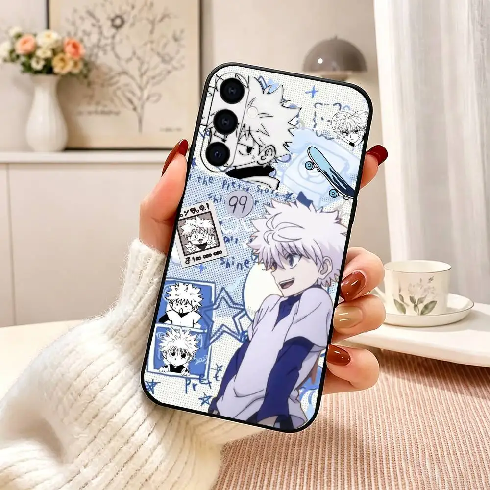 Фото Чехол для телефона Killua Zoldyck H-Hunter x Hunter для Samsung Galaxy A73, A72, A71, A70, A53, A52, A51, мягкий силиконовый черный чехол №2