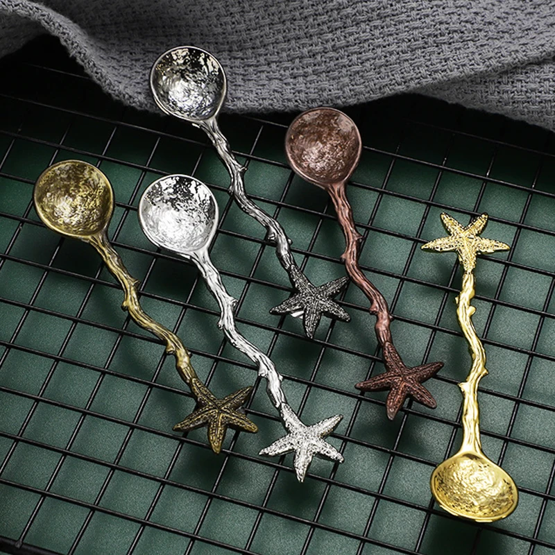 

20 видов стилей звезда Стрекоза голова Кофе Чай перемешивающая ложка креативный Многофункциональный мороженое Десерт питьевой фотография