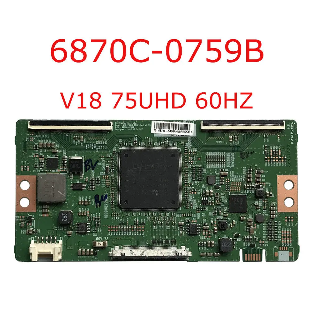 

For 6870C-0759B V18 75UHD 60HZ T-con board 6870C 6870C 0759B For TV