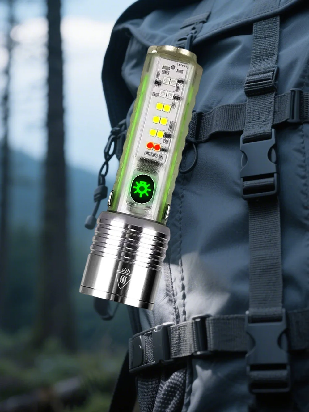 

Солнечный портативный фонарь из алюминиевого сплава