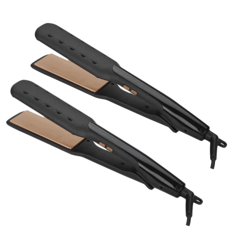 

Hair Straightener Steam Flat Iron Hair Straightening Iron Ceramic Tourmaline Ionic Curling Hair Styling Tools