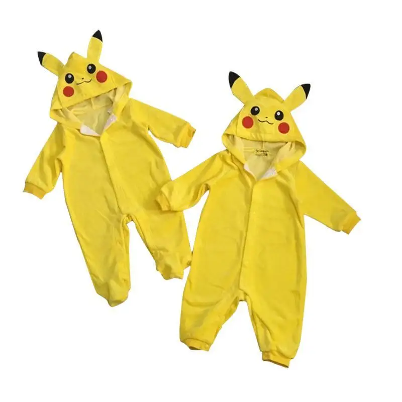 

Pokemon Pikachu Kids Pajamas Children Sleepwear Baby Pajamas Sets Boys Girls Animal Pyjama Flannel Nightwear Clothes Onesies