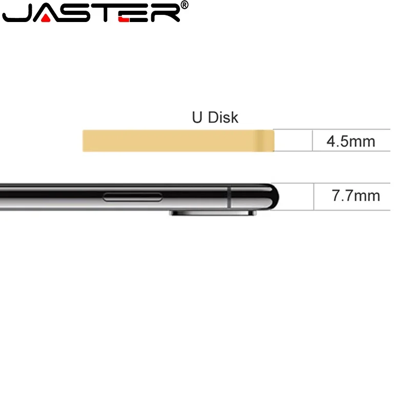 Фото USB-флеш-накопитель JASTER в металлическом корпусе, 16-64 Гб №5