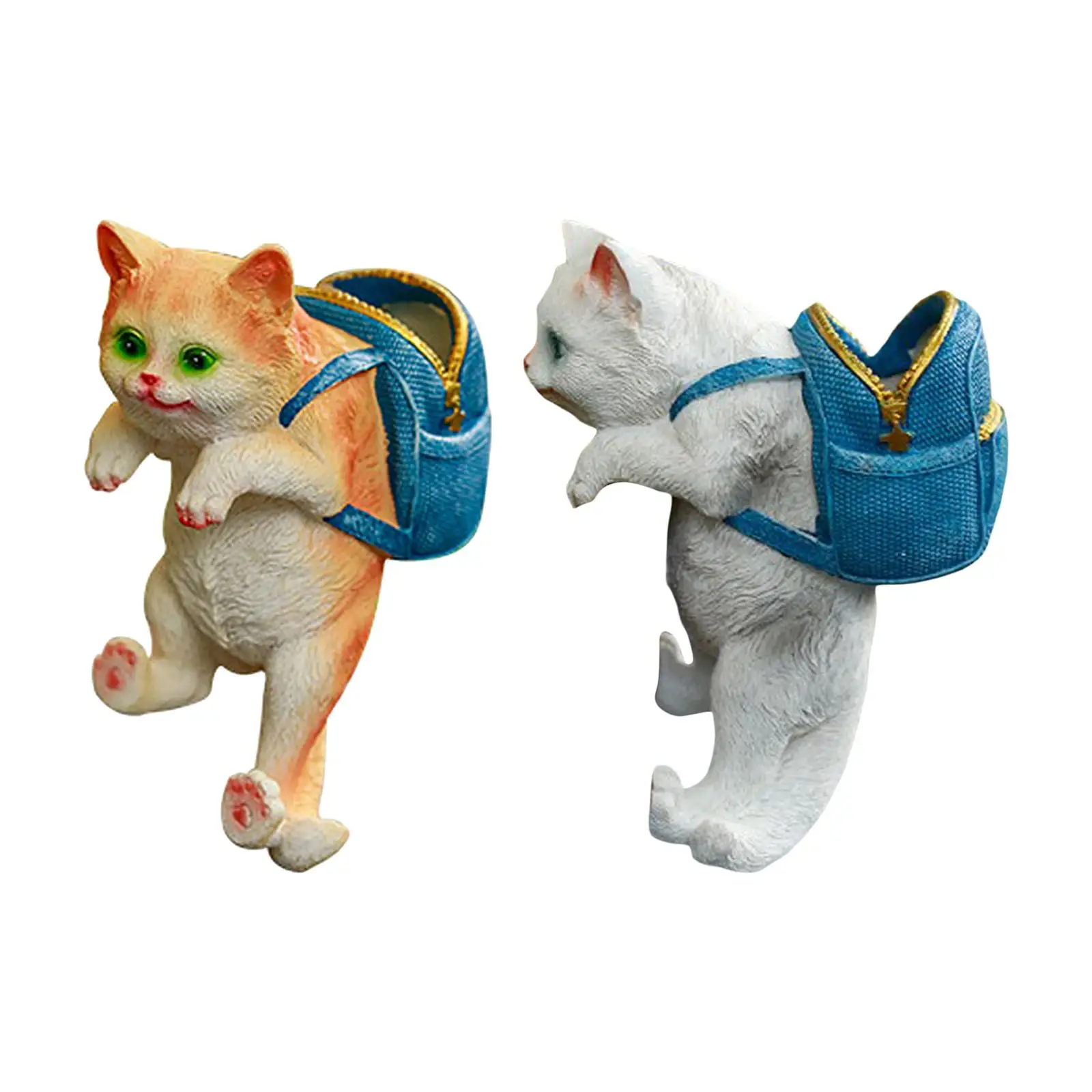 

Вешалка для горшка для растений, кошка с рюкзаком, подвесной орнамент, держатель для инструмента, цветочный горшок