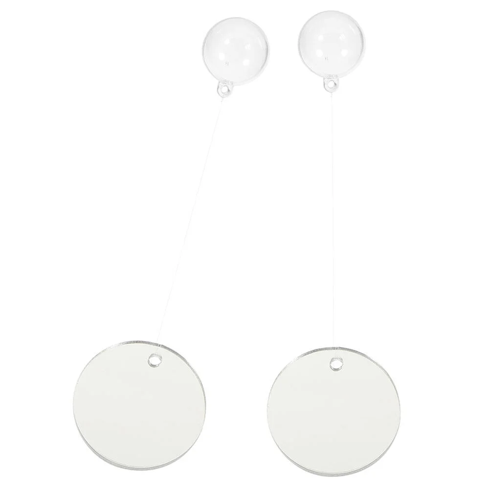 

Decorative Mirror Double Side Betta Tank Mirrors Decorations Training Floating Fish