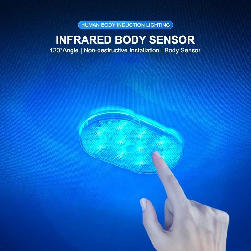 BLALION Универсальное автомобильное сенсорное освещение светодиодные индукционные