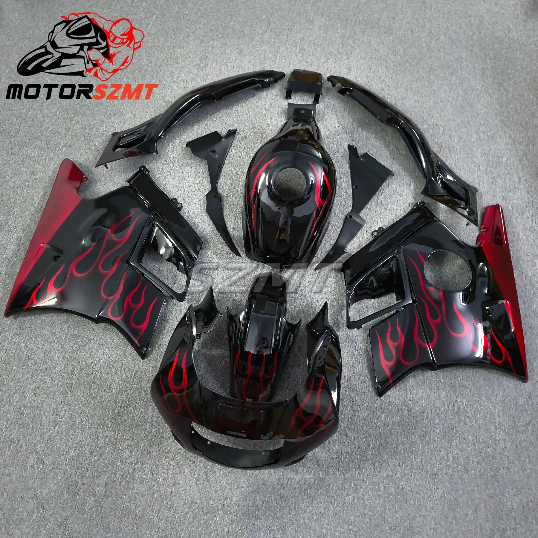 Фото Усовершенствованный комплект обтекателей для мотоцикла для HONDA CBR600RR F2 91-94 CBR 600RR 1991 1992 19*93 1994 CBR600, инъекционный красный, синий кузов S №1