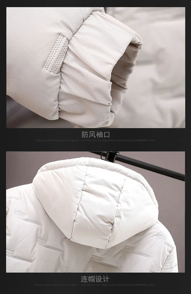 Winter 2022 Golf Men's Fashion Versatile Cotton Jacket Men's Down Jacket Solid Color High-quality Coat Temperament Casual Jacket