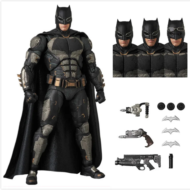 

Marvel Justice League Bruce Wayne Action Figure Mafex 064 049 056 Tactical Suit Ver. BEGINS SUIT Neca Bruce Wayne Figure 16cm