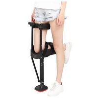 walking crutches for adults hands free knee crutch anti skid single leg telescopic assisted walking crutch