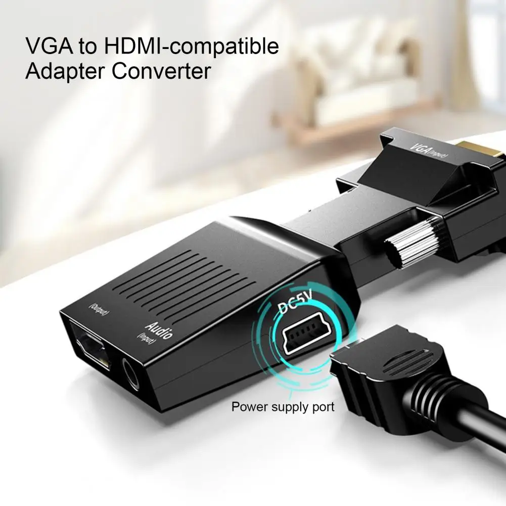 

Adapter Converter Convenient Plug And Play Stable Output Audio Output Computer Connector Dongle Computer Accessory