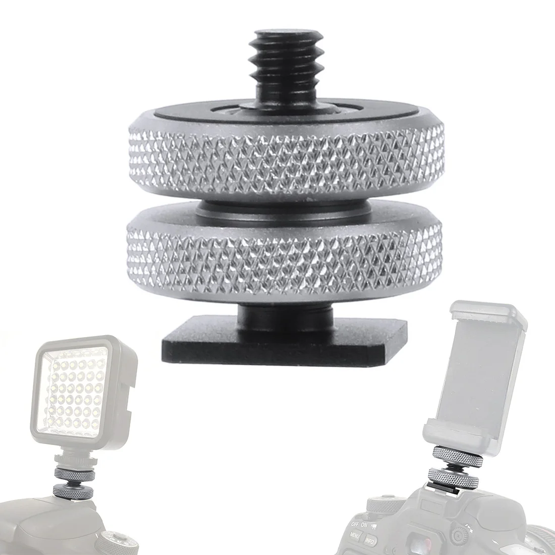 Одиночные двойные гайки крепление холодного башмака 3/8 1/4 5/8 винтовой кронштейн