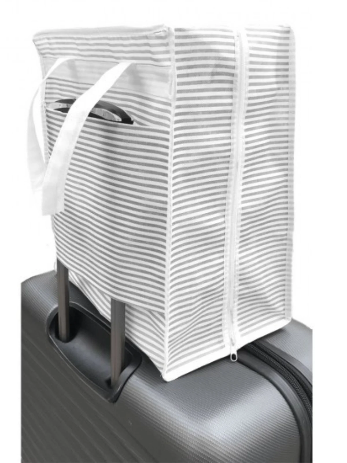 Полосатая Сумка для обуви и коробка