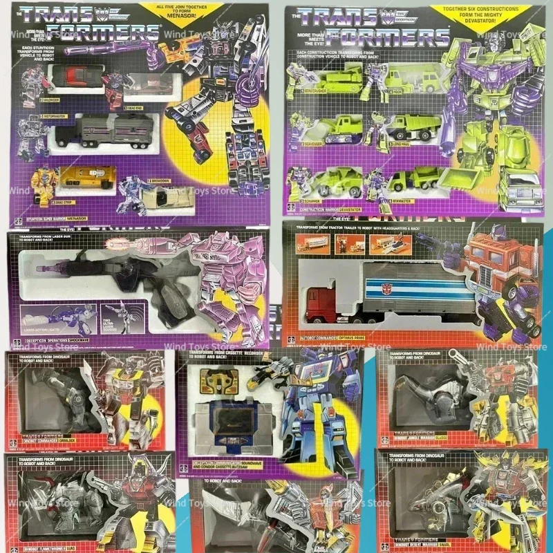 Фото En StockTransformetion G1 Reedición KO OP Prime Menasor Wheeljack Grimlock Shockwave Insecticions ActionFigure Коллекция игрушек №1