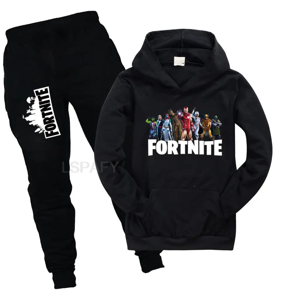 2 шт./комплект детский спортивный свитшот с капюшоном и штаны | Багаж сумки