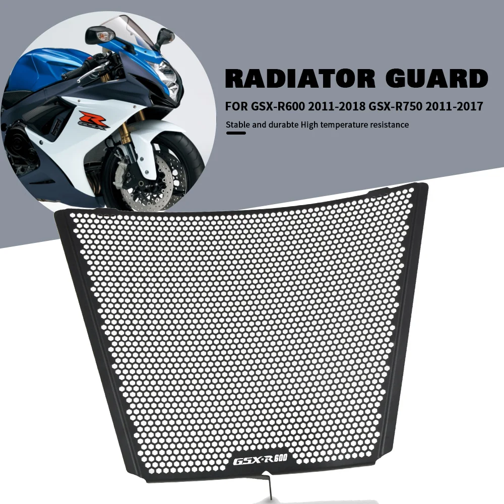 

GSXR GSX-R 750 600 Motorcycle Radiator Guard Grille Cover Cooler Protector For Suzuki GSX-R750 2011-2017 GSX-R600 2011-2018 2017