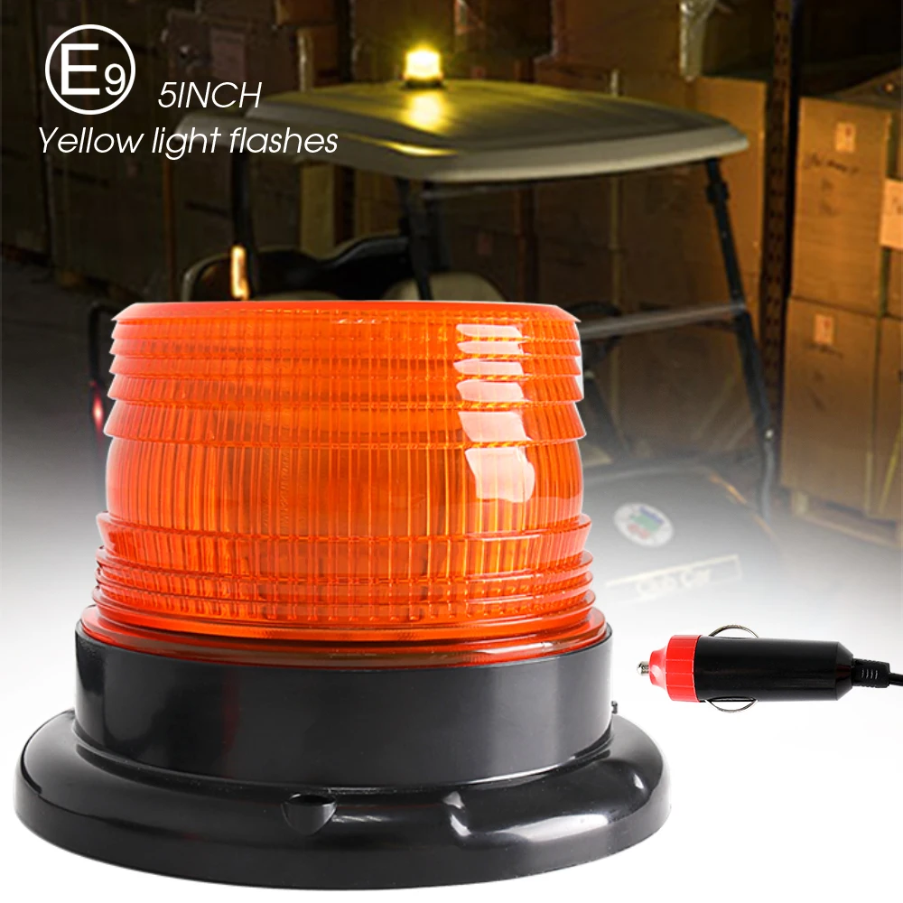 BraveWAY -E9- 12V LED Warning Light Car Strobe LED Flashing Emergency Lights Beacon Flashing Signal Lamp Fog Lights
