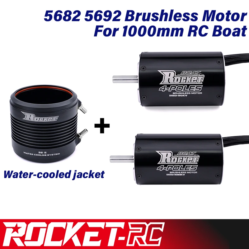 

Водонепроницаемая куртка Surpass Hobby Rocket 5682 5692 с бесщеточным двигателем и водяным охлаждением для скоростных радиоуправляемых лодок более 100 с...