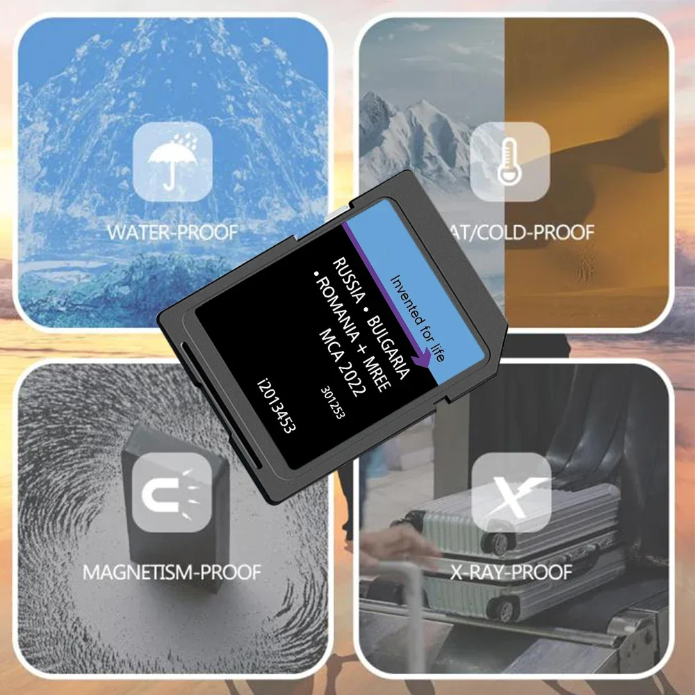 SD-карта для Ford Mondeo Kuga Focus Автомобильная навигация MCA Мультимедиа RU BG RO Карты