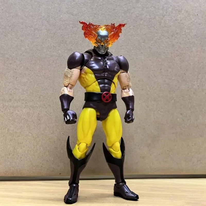 Коллекционная фигурка X-Men Wolverine Hellverine от Ct Toys Mafex 096, полностью подвижная, из ПВХ, модель для подарка и демонстрации на столе (art.: 3920dc5ebd3ec) - 3920dc5ebd3ec