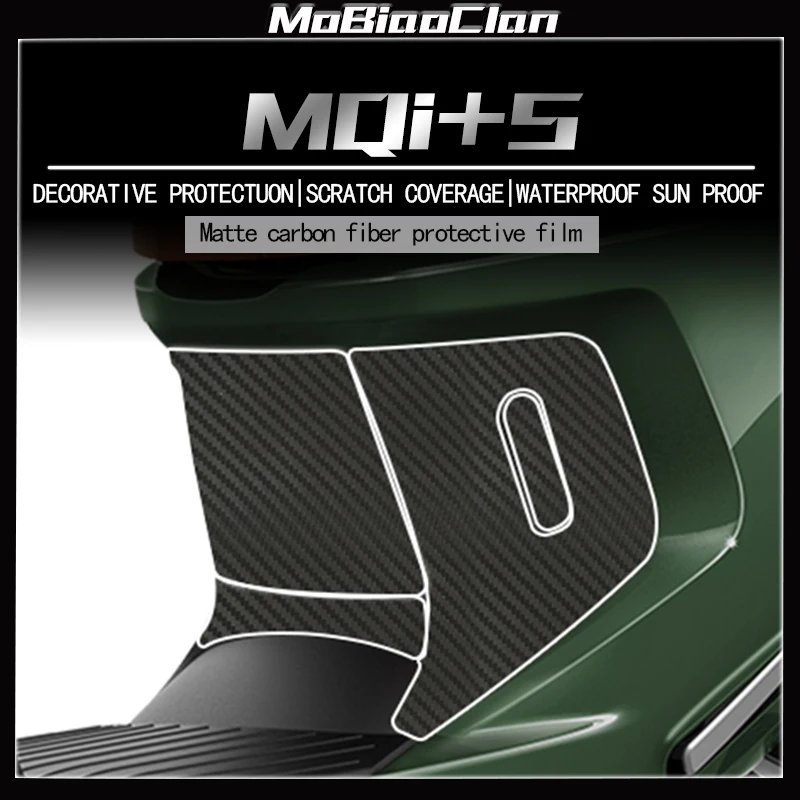 For NIU MQi+s Motorcycle 3D carbon fiber stickers decorative and waterproof modified Accessories ﻿