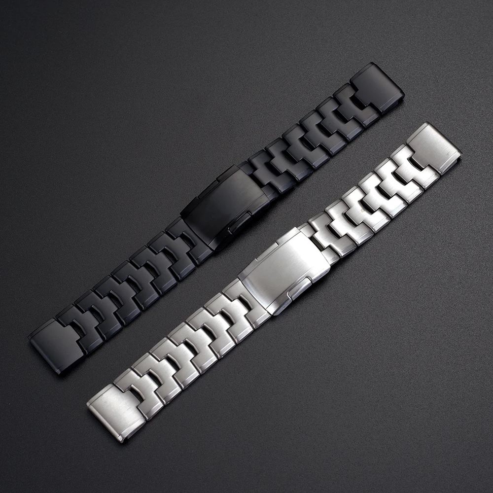Quick Release Titanium Alloy Stainless Steel band For Garmin EPIX Fenix 7 7X 6 6X Pro 5 5X Plus Descent Mk2i Bracelet Watchbands
