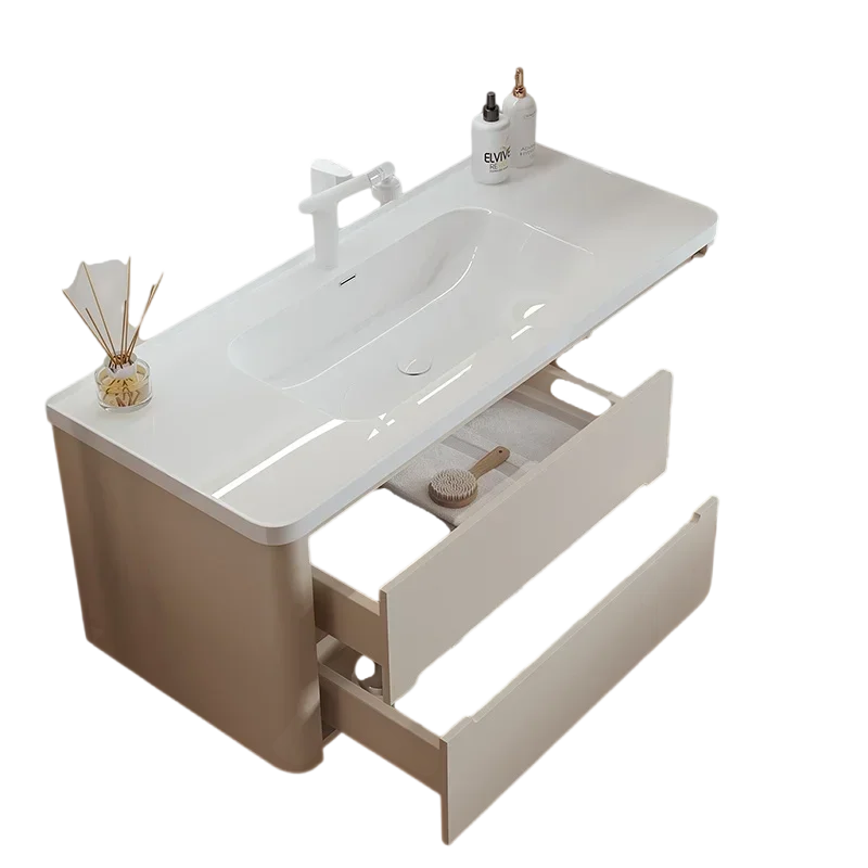 Шкаф для ванной комнаты умывальник многофункциональная домашняя мебель