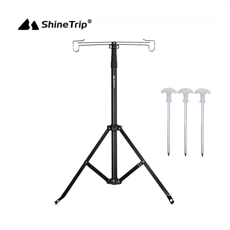 

221cm Outdoor Camping Light Stand Tripod Camping Lamp Bracket Lantern Stand Camping Tent Light Holder Hangers Camping Equipments