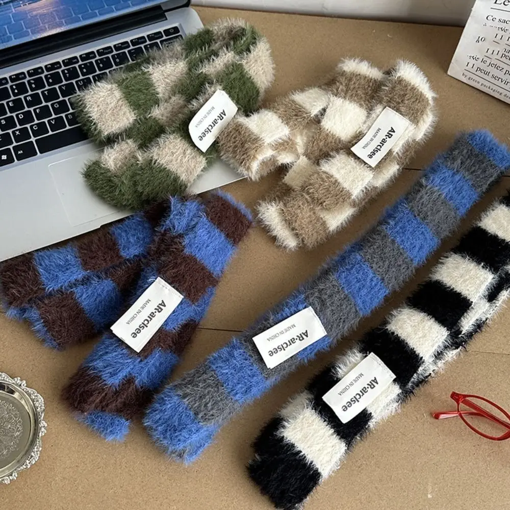 Harajuku Y2K szalik w paski słodki fajny kolokacja dodatki odzieżowe długie wąskie szaliki akcesoria do szalików stylu koreańskim