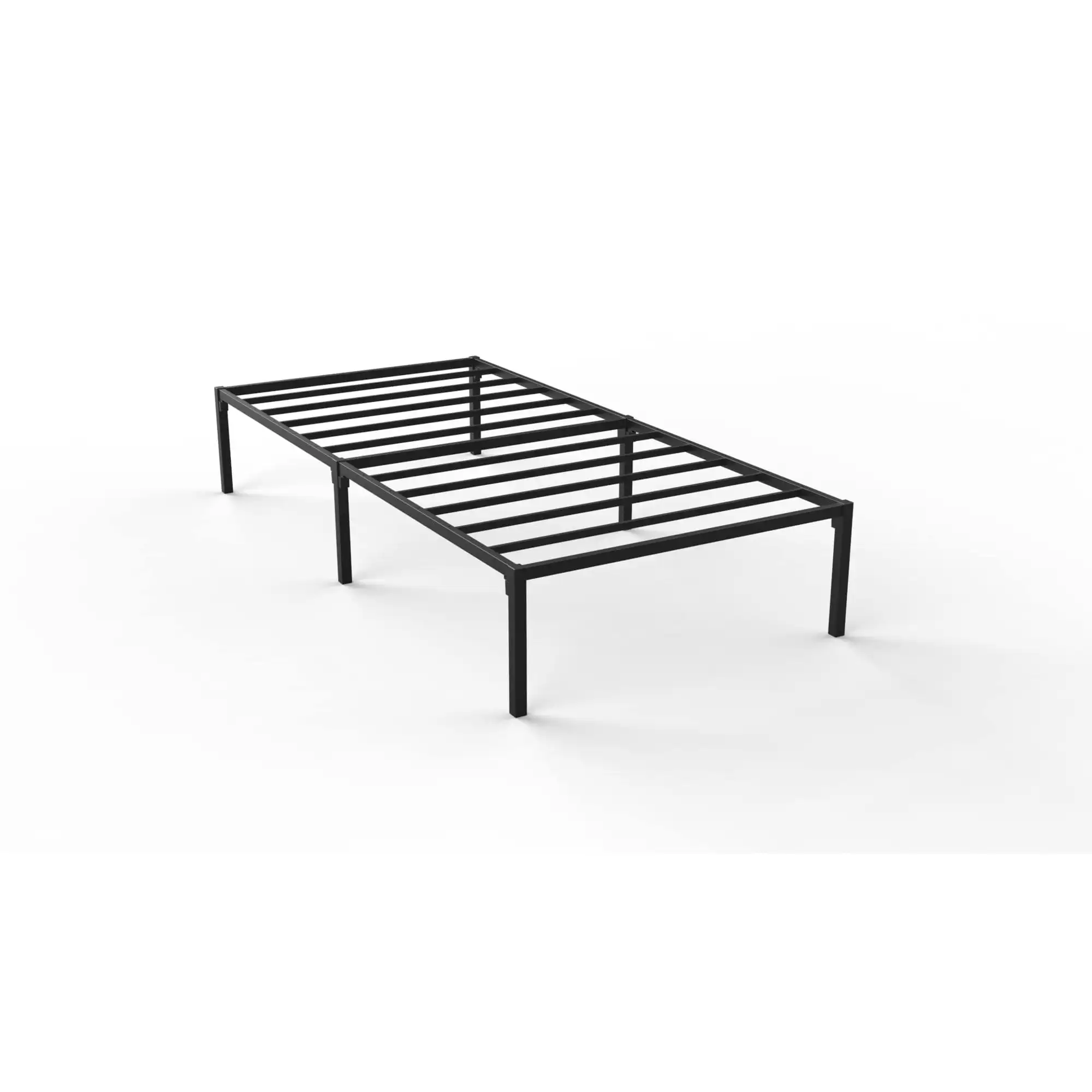 

Twin XL Platform Bed Frame | Quiet & Sturdy | No Box Spring | 14" Mattress Foundation