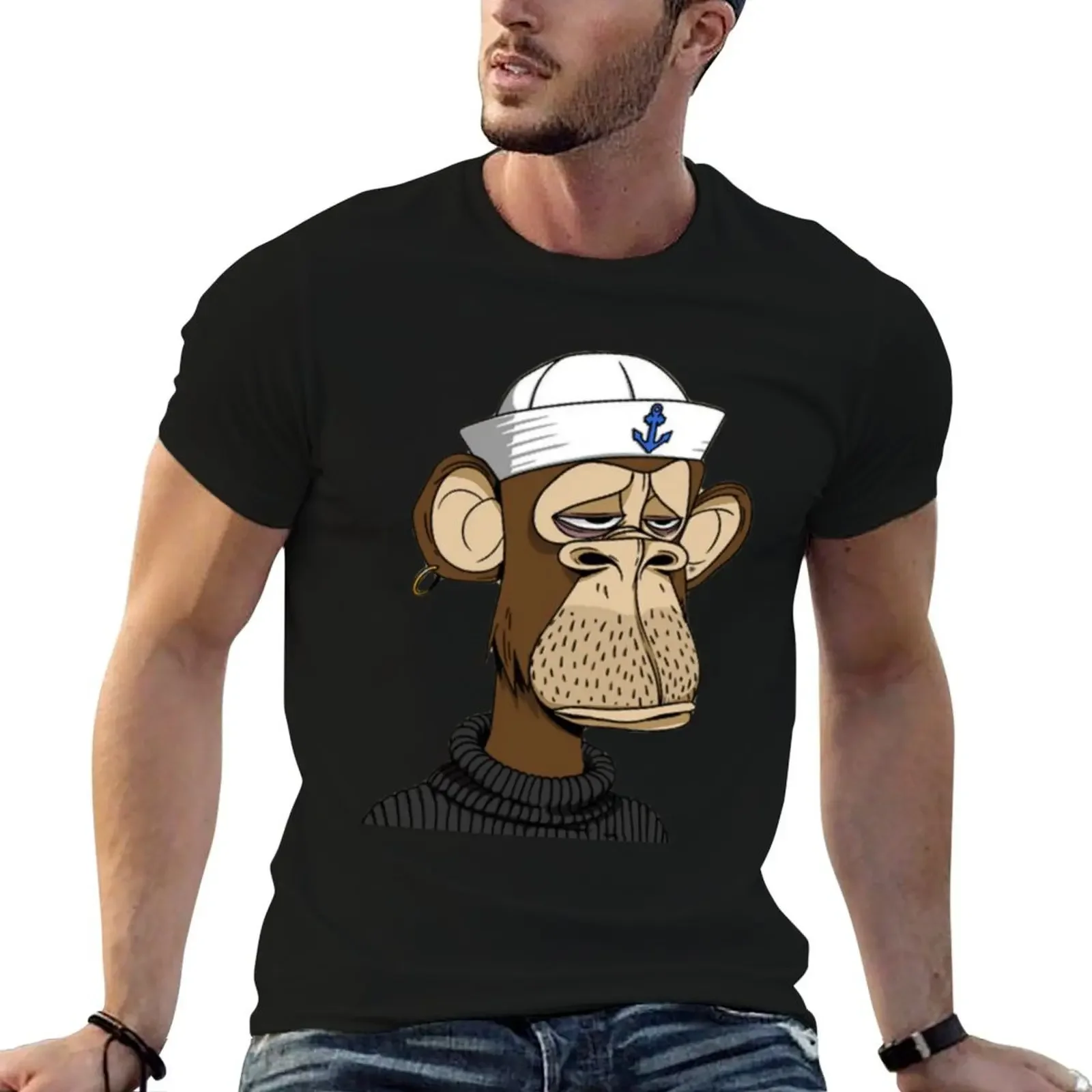 Футболка Bored Bayc Ape таможенный дизайн ваши собственные футболки с аниме для мужчин